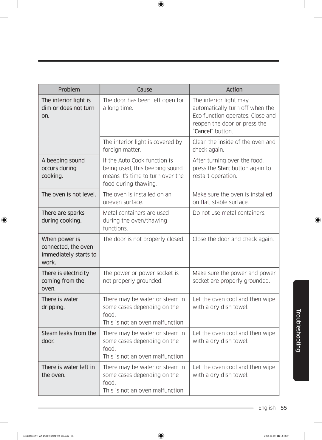 Samsung MS40J5133AT/ZA manual English  